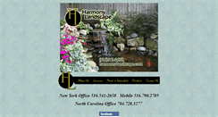 Desktop Screenshot of harmony-landscape.com